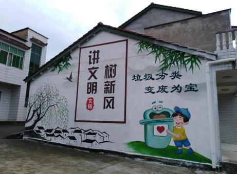 东阳墙绘是现在流行的墙体广告