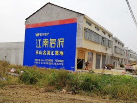 东阳农村墙体广告在不同形式上面展现的不同特色